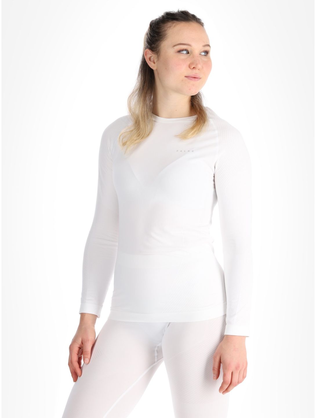 Falke, Longsleeved Shirt Thermoshirt Damen White weiß 