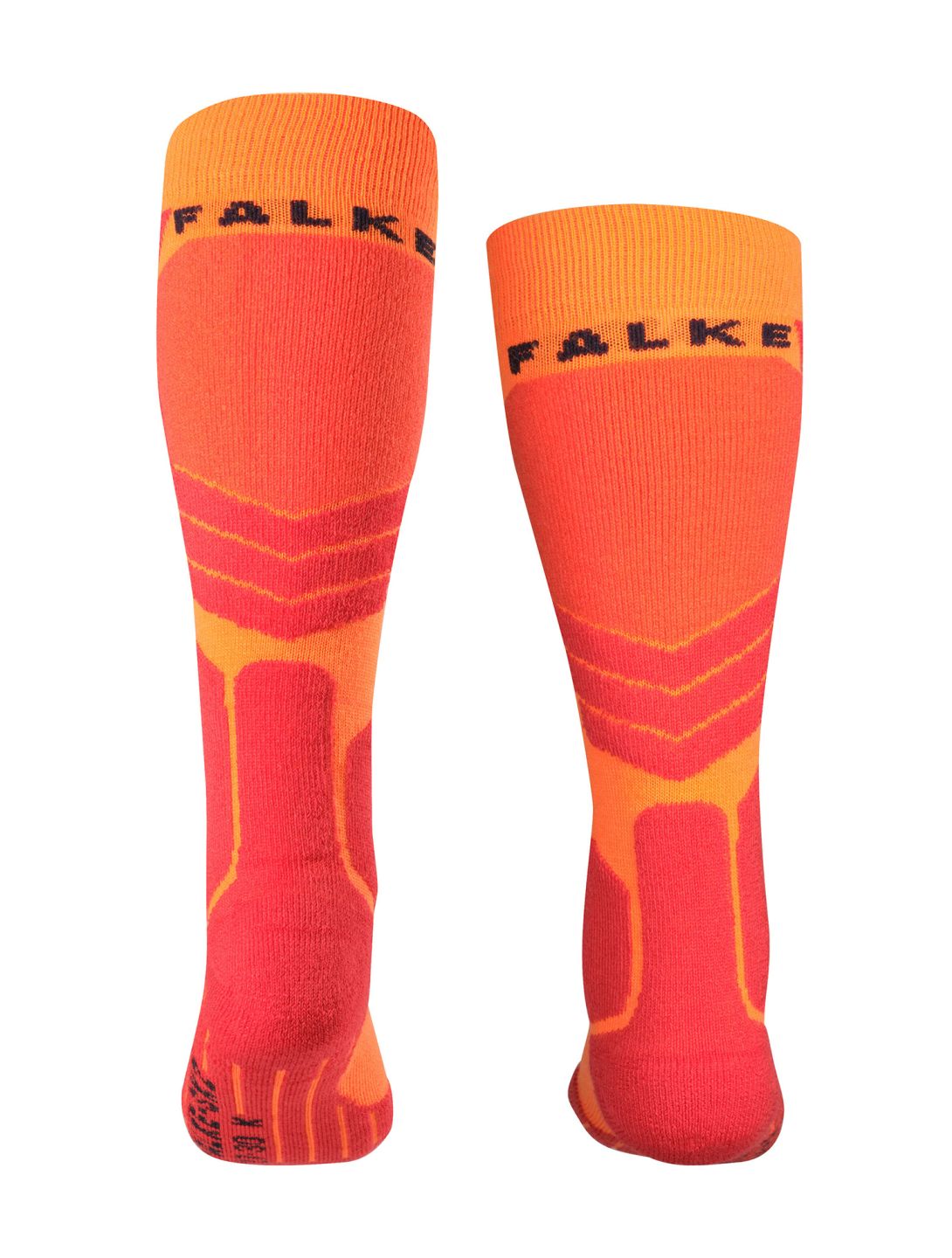 Falke, SK2 Intermediate Skisocken Kinder Flash Orange orange, rot 