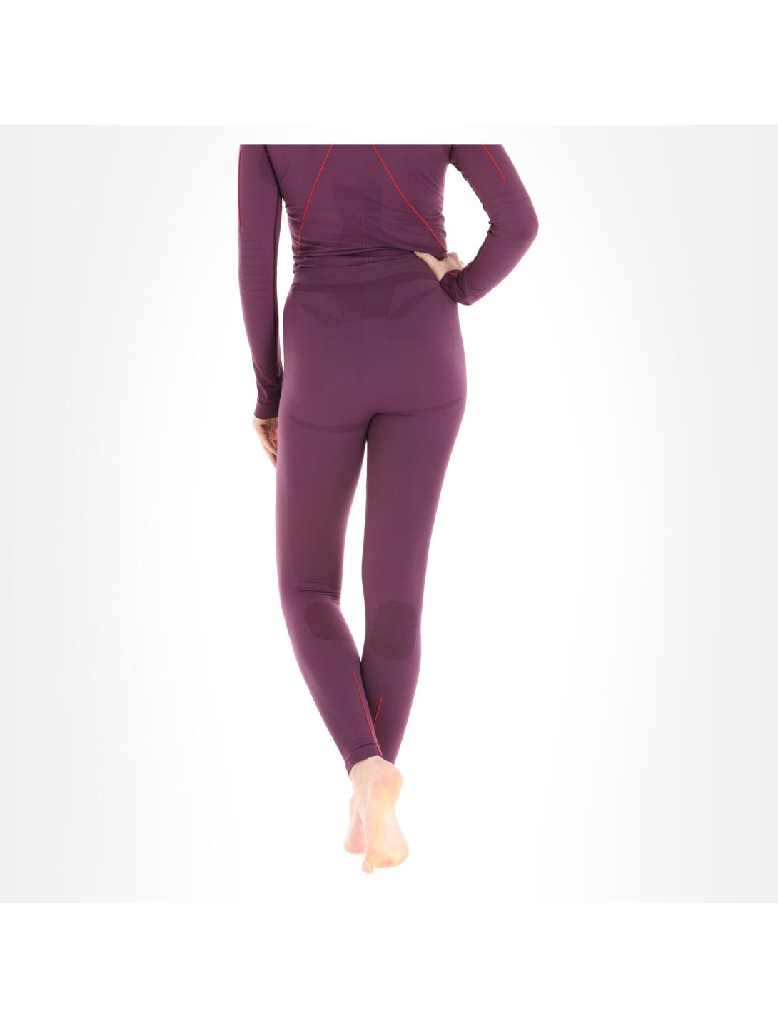 Falke, Long Tights W Thermohose Damen dark violet violett 