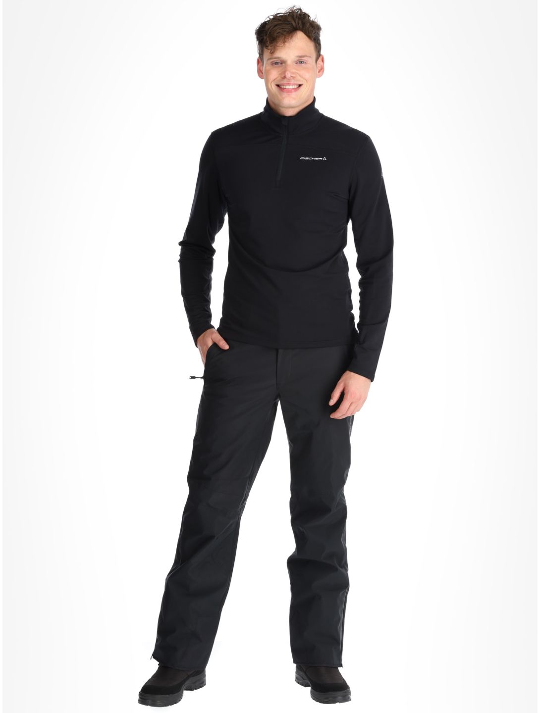 Fischer, Base Pro Pullover Herren Black schwarz 