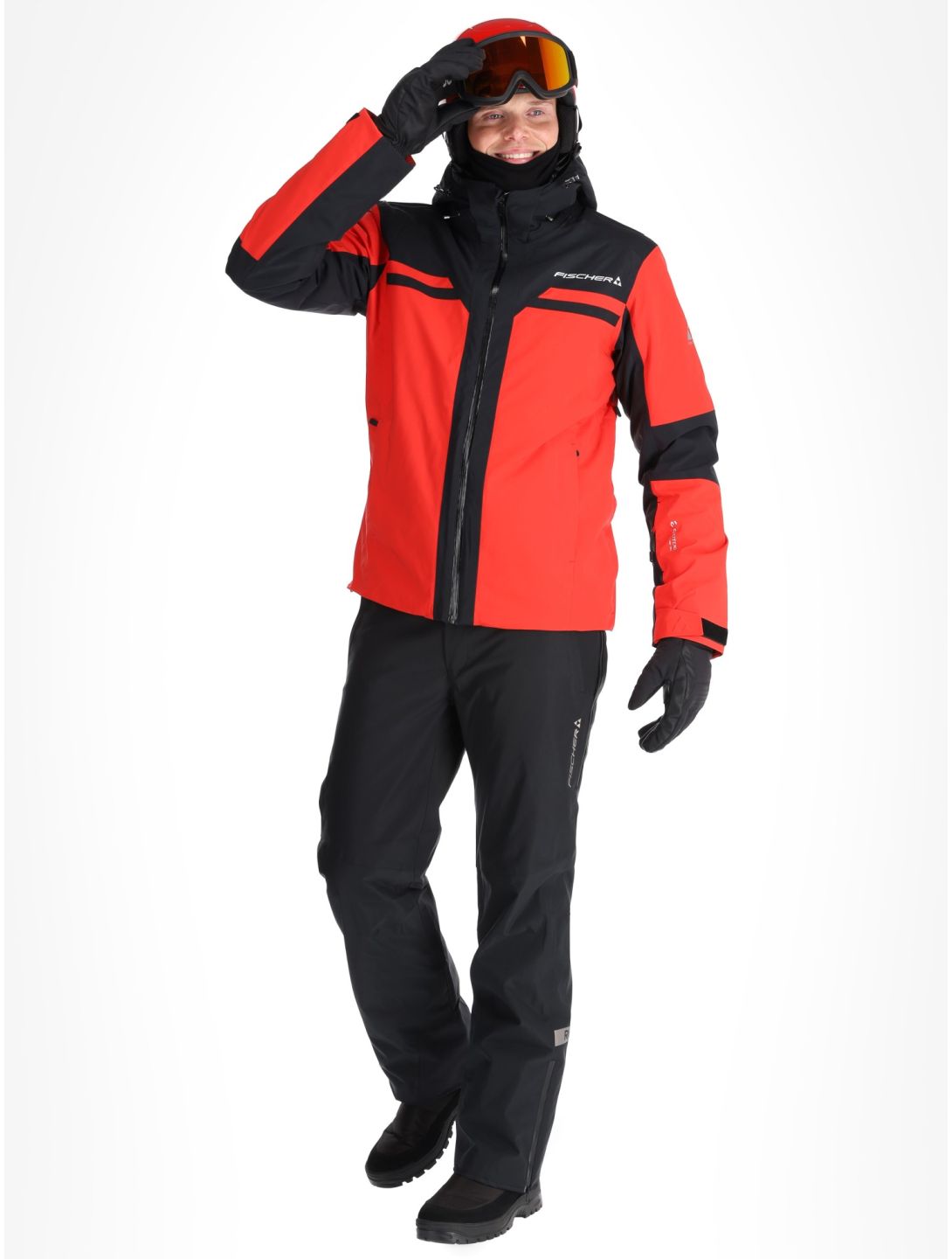 Fischer, Cascade Skijacke Herren C.Red-C.Red-Black 