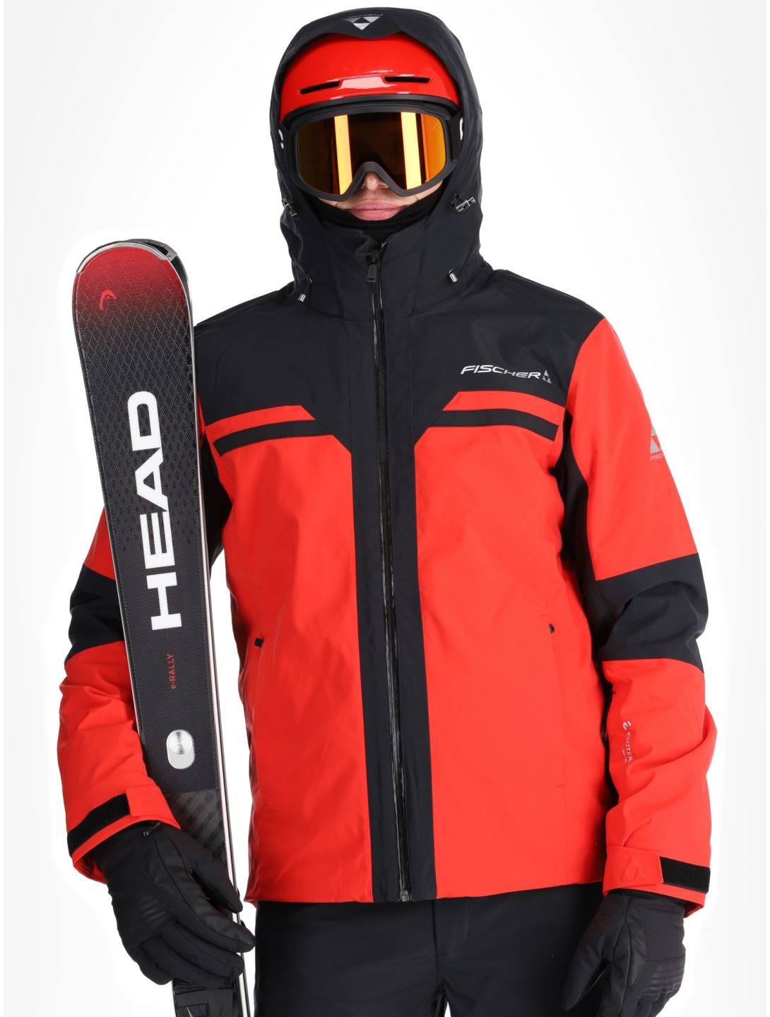 Fischer, Cascade Skijacke Herren C.Red-C.Red-Black 