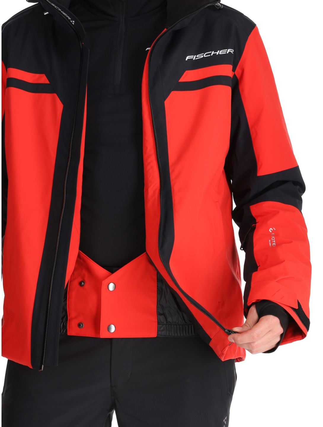 Fischer, Cascade Skijacke Herren C.Red-C.Red-Black 