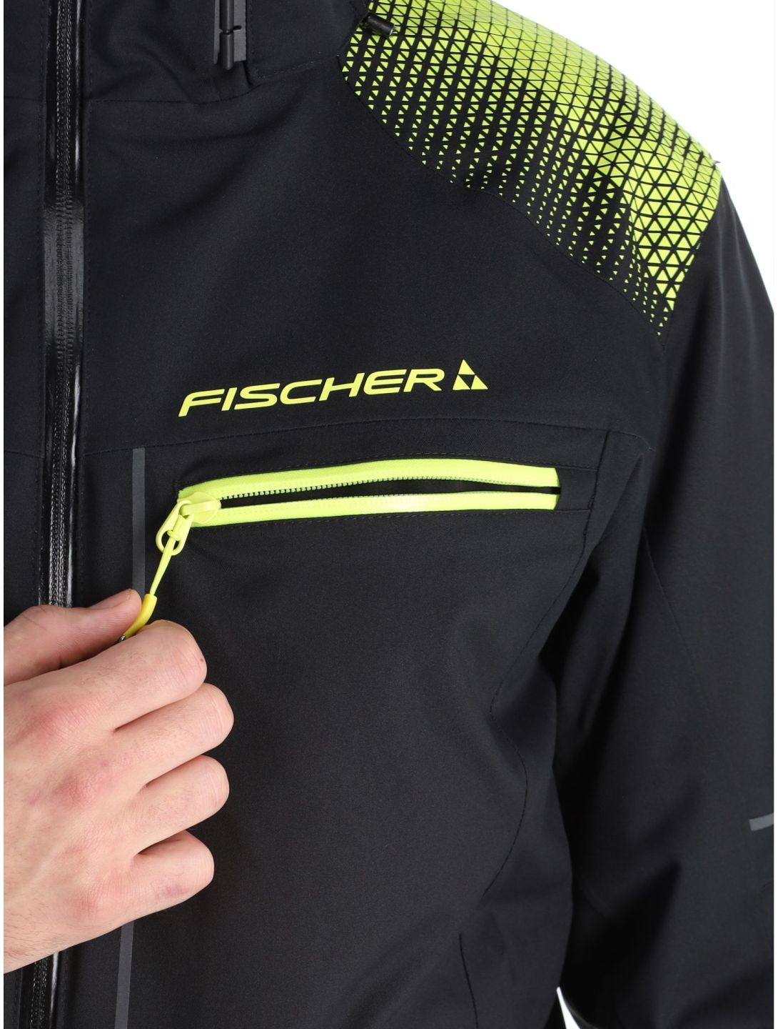 Fischer, RC4 Skijacke Herren Black schwarz 