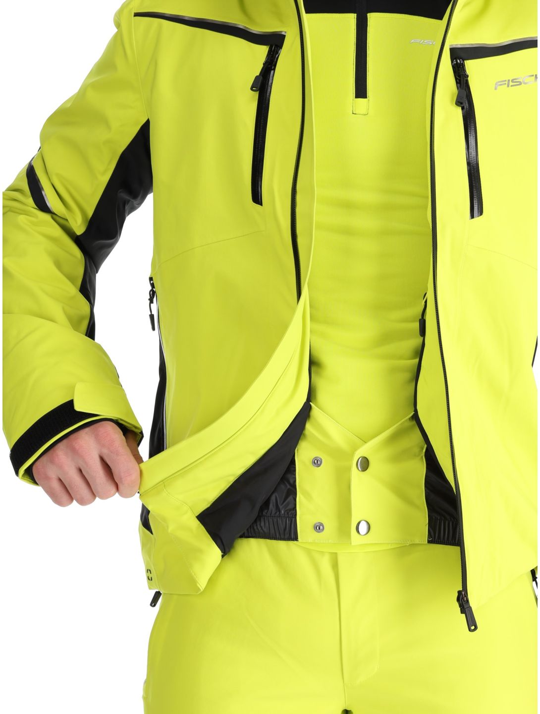 Fischer, RC4 Skijacke Herren Fischer Yellow gelb 