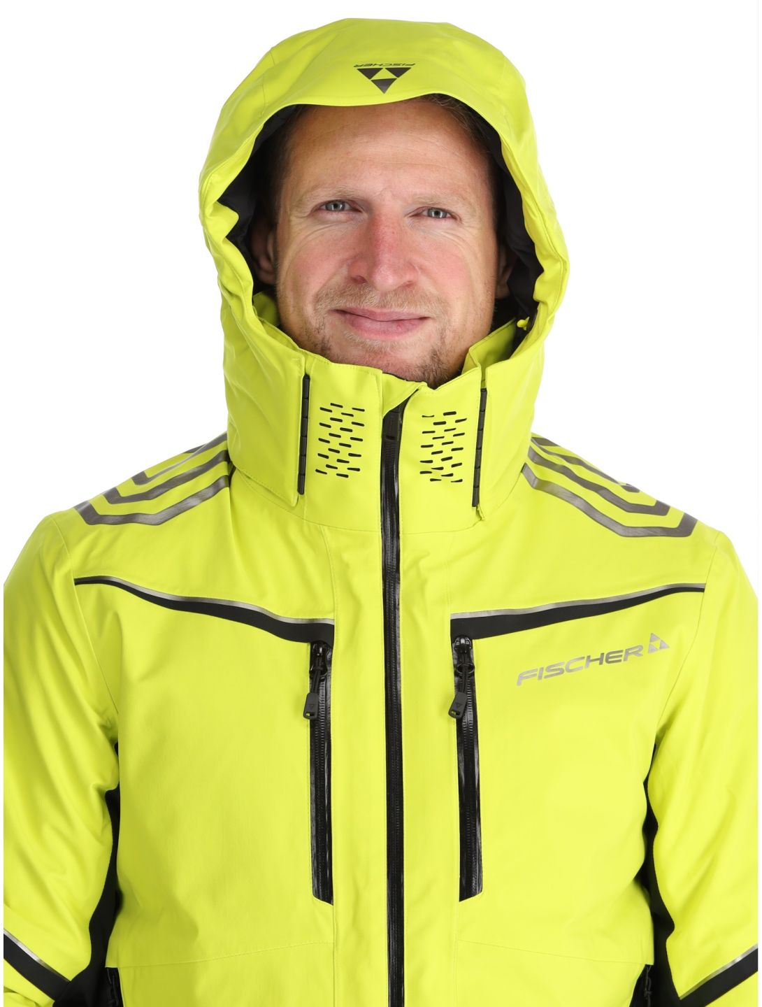 Fischer, RC4 Skijacke Herren Fischer Yellow gelb 