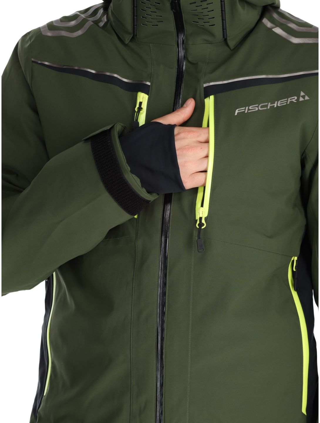 Fischer, RC4 Skijacke Herren Rifle Green grün 