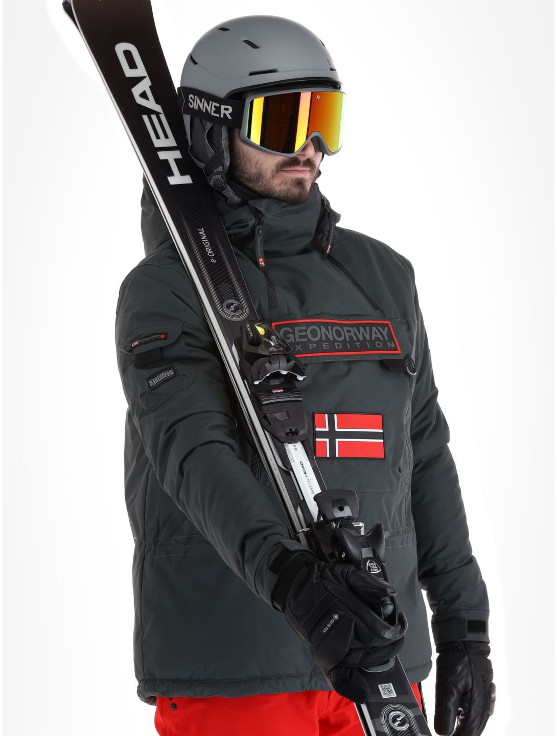 Geographical Norway, Benyamine Skijacke Herren Dark Grey grau 