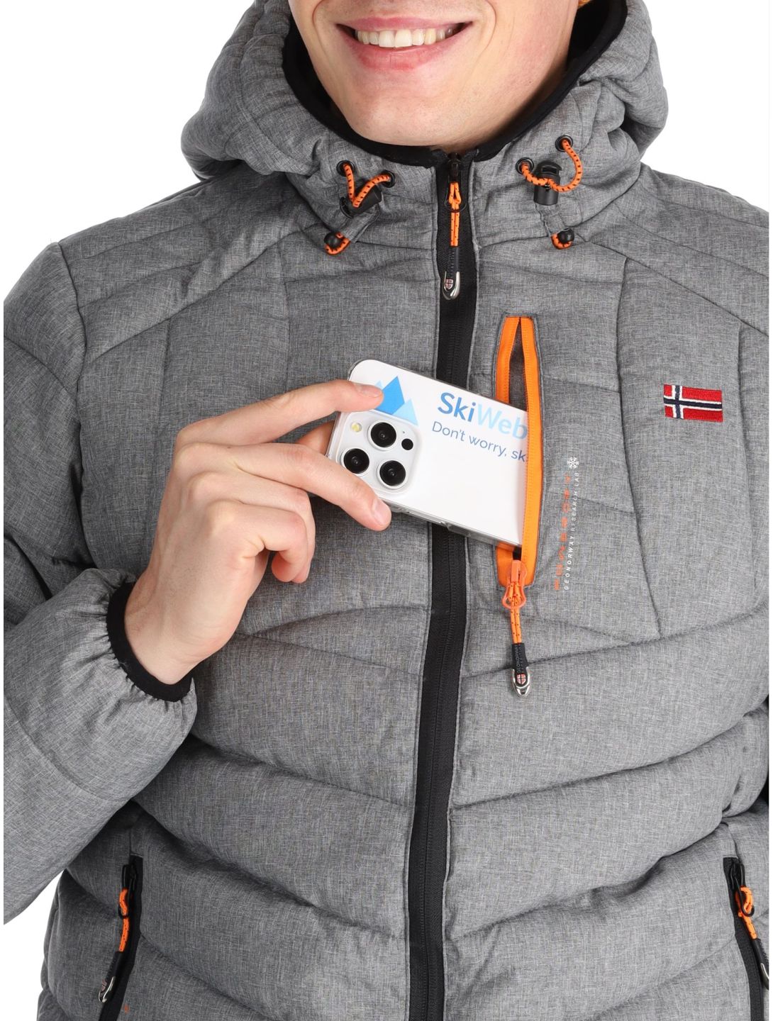 Geographical Norway, Bolchevic Skijacke Herren Light Grey grau 