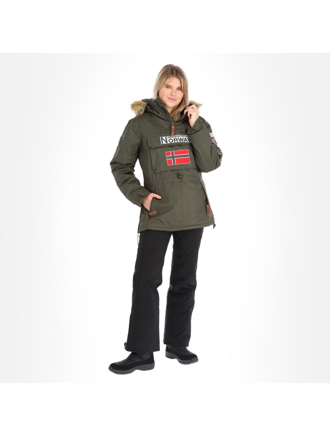 Geographical Norway, Bridget New 072 Skijacke Damen kaki grün 