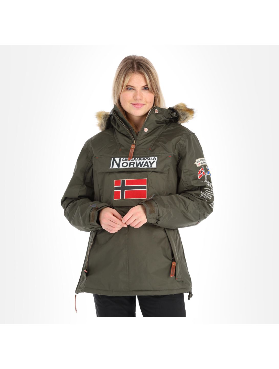 Geographical Norway, Bridget New 072 Skijacke Damen kaki grün 