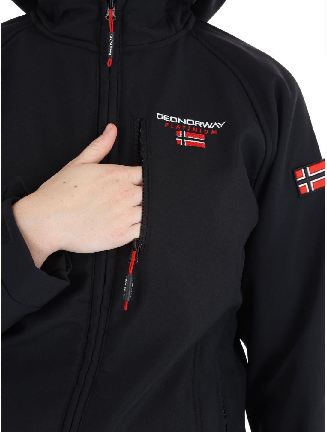 Geographical Norway, Tacer Softshell Skijacke Damen Black schwarz 