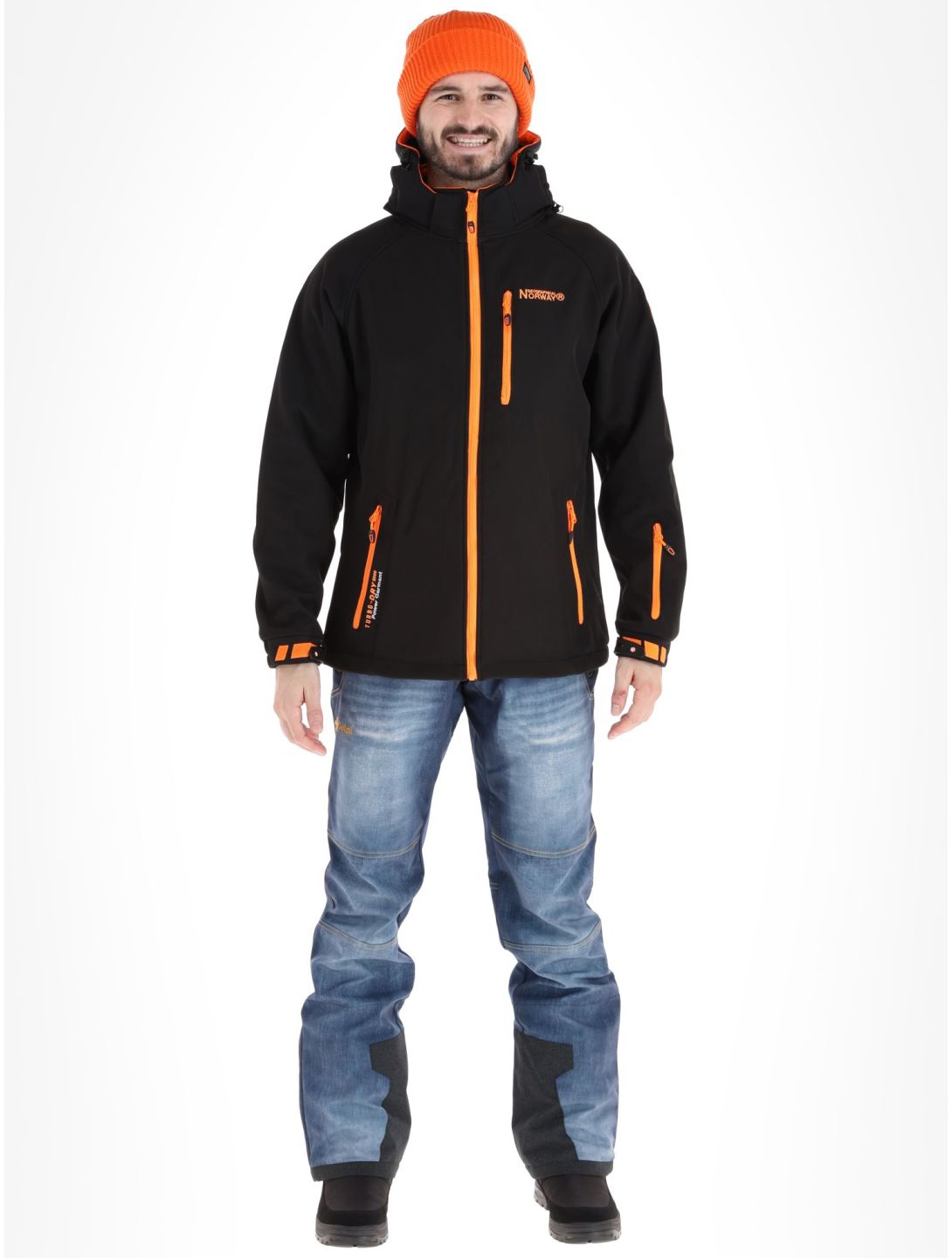 Geographical Norway, Texico Softshell Skijacke Herren Black schwarz 