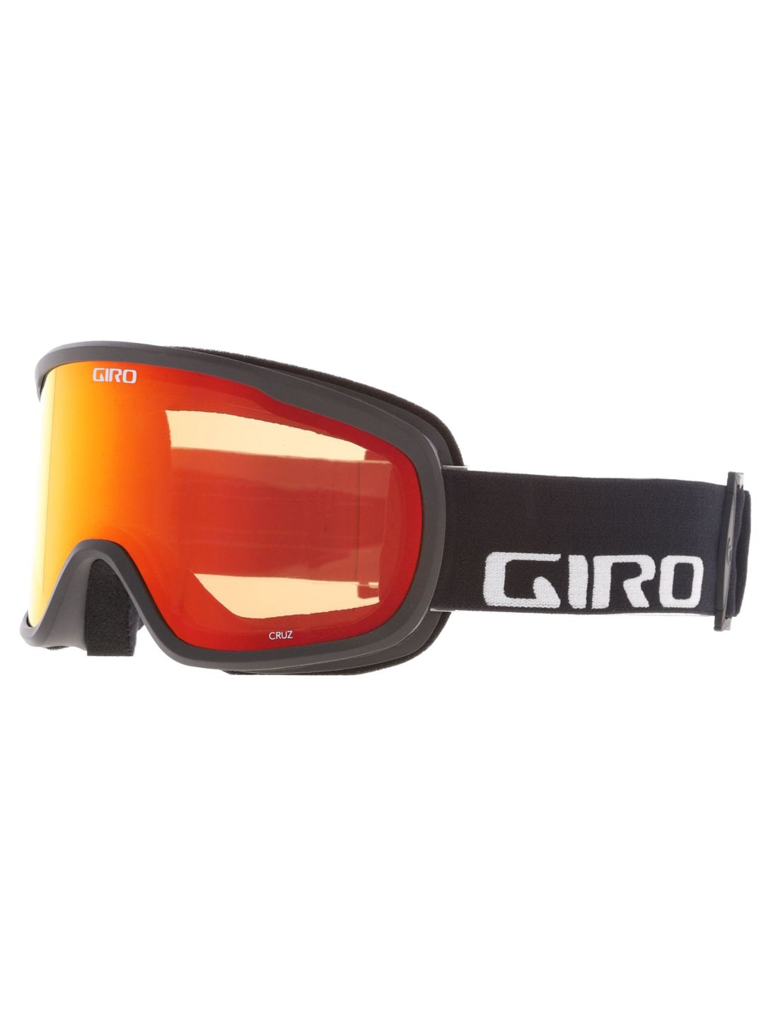 Giro, Cruz Skibrille Unisex Black Wordmark - Amber Scarlet schwarz 