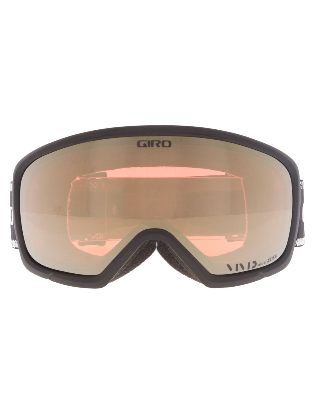 Giro, Millie Skibrille Unisex Black & White Chute - VIVID Copper schwarz, weiß 