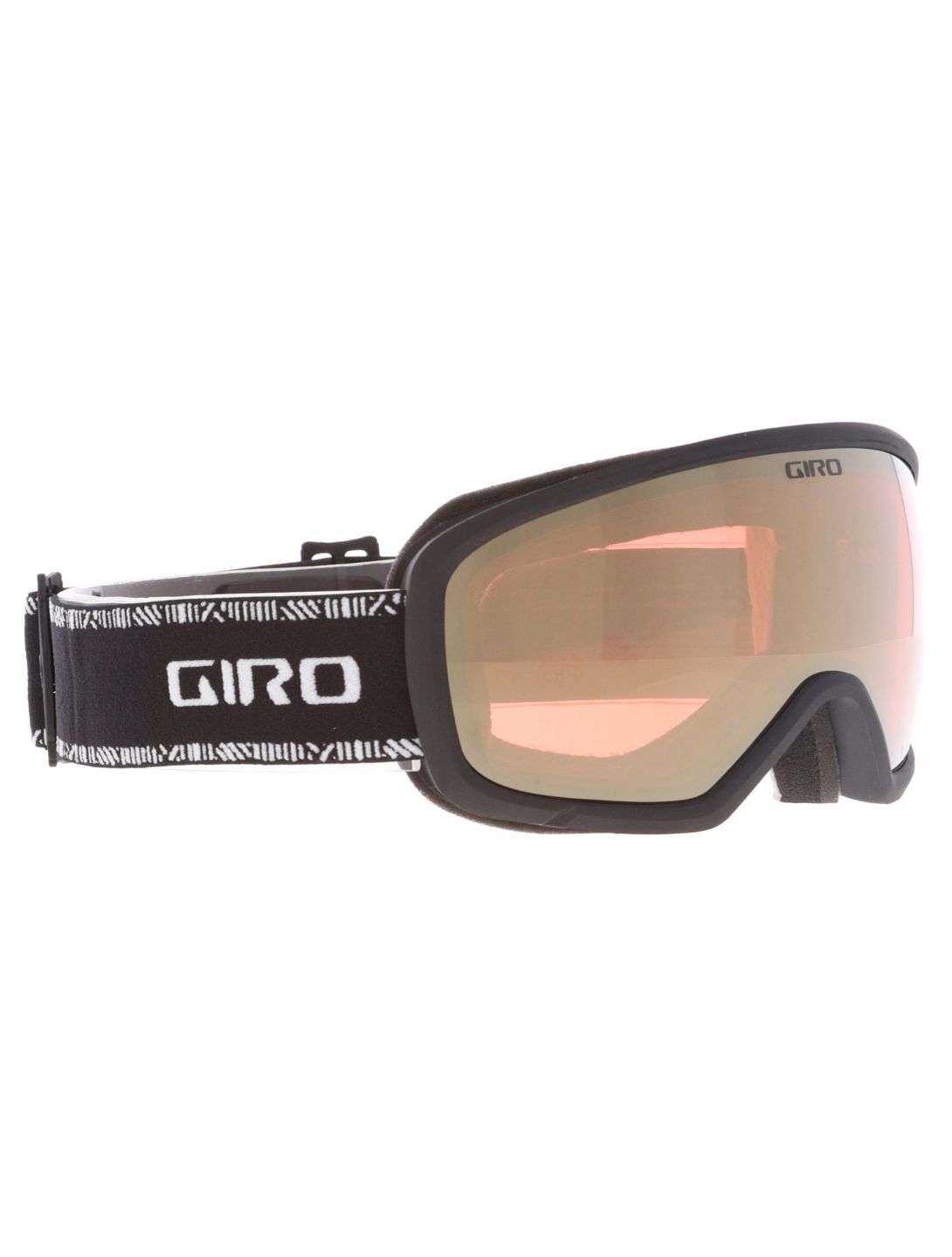 Giro, Millie Skibrille Unisex Black & White Chute - VIVID Copper schwarz, weiß 