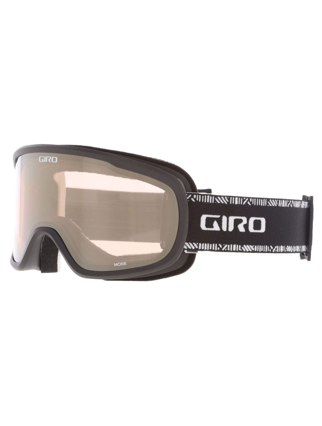 Giro, Moxie Skibrille Unisex Black & White Shute - Amber Gold schwarz, weiß 