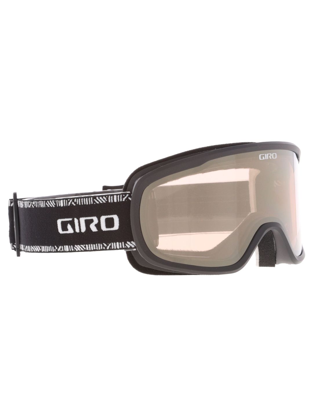 Giro, Moxie Skibrille Unisex Black & White Shute - Amber Gold schwarz, weiß 