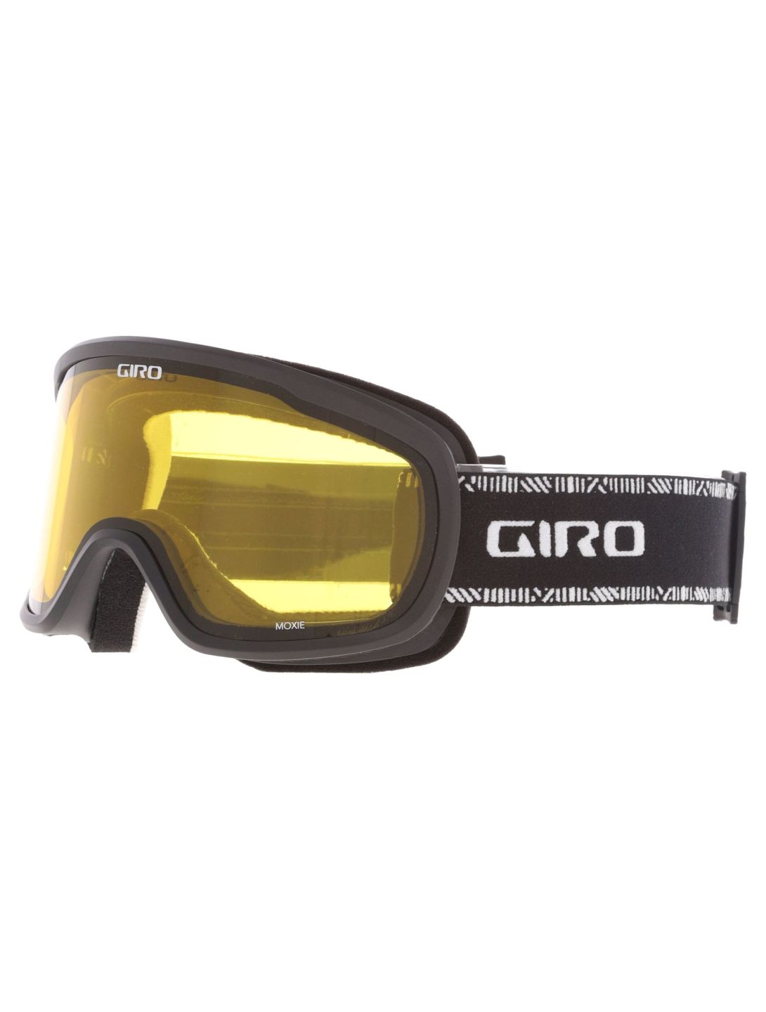 Giro, Moxie Skibrille Unisex Black & White Shute - Amber Gold schwarz, weiß 