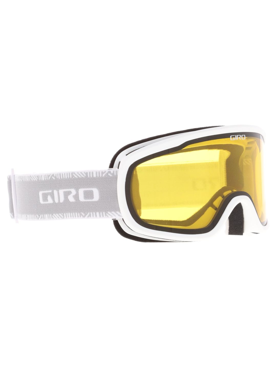 Giro, Moxie Skibrille Unisex White & Grey Chute - Amber Pink grau, weiß 