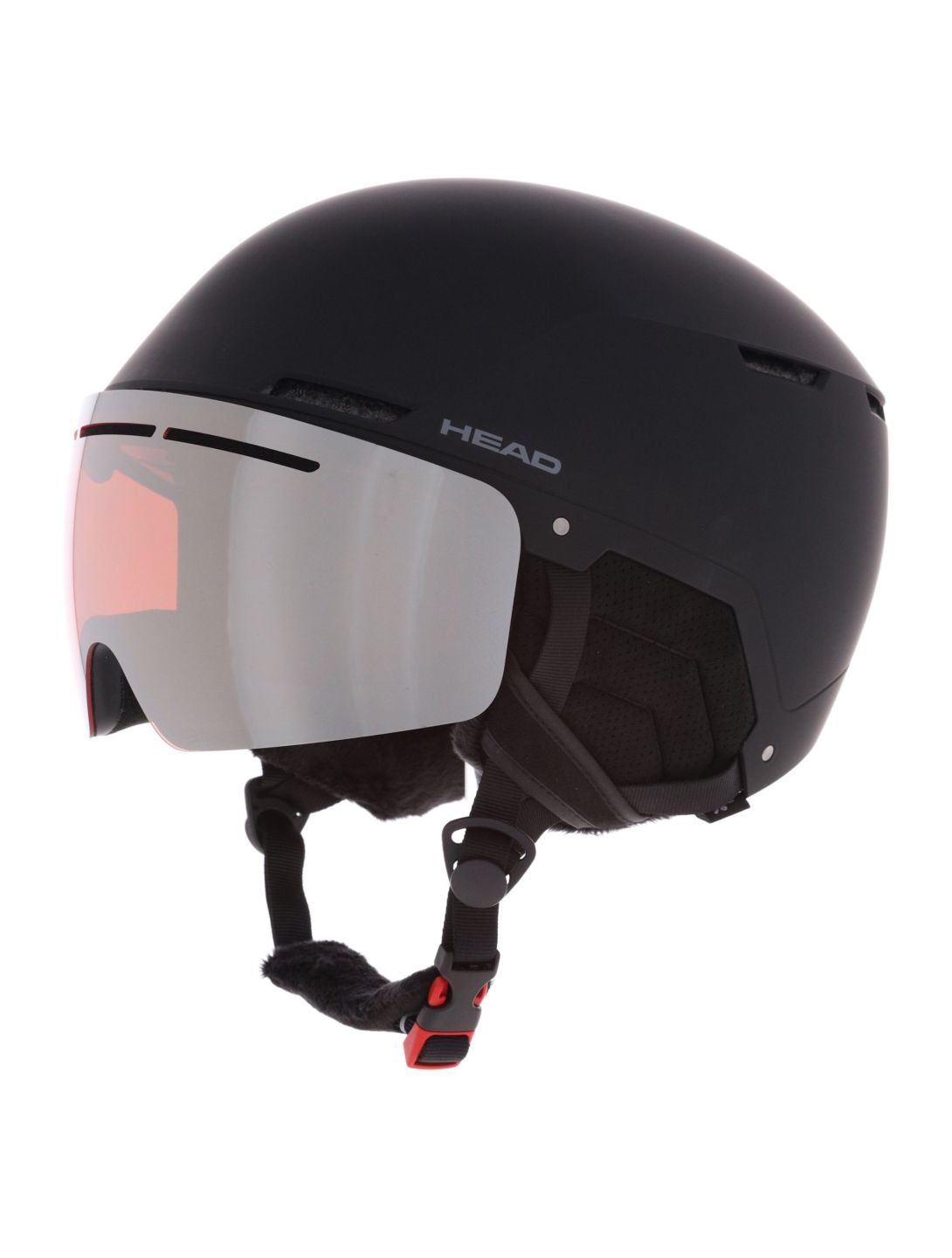 Head, Cinema W Skihelm mit Visier Unisex Black schwarz 