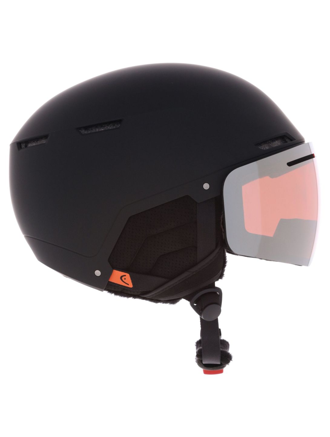 Head, Cinema W Skihelm mit Visier Unisex Black schwarz 