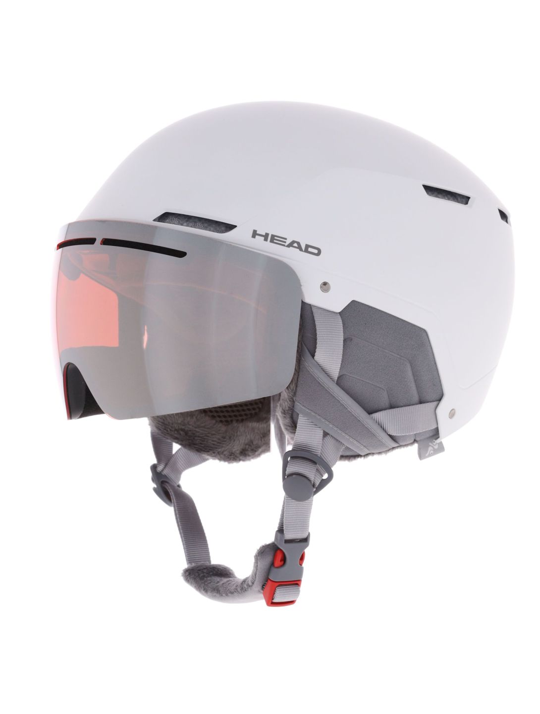 Head, Cinema W Skihelm mit Visier Unisex White weiß 