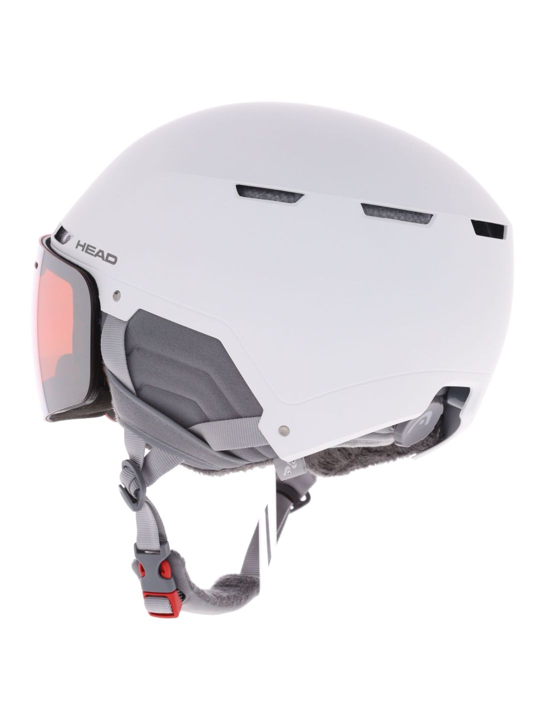 Head, Cinema W Skihelm mit Visier Unisex White weiß 