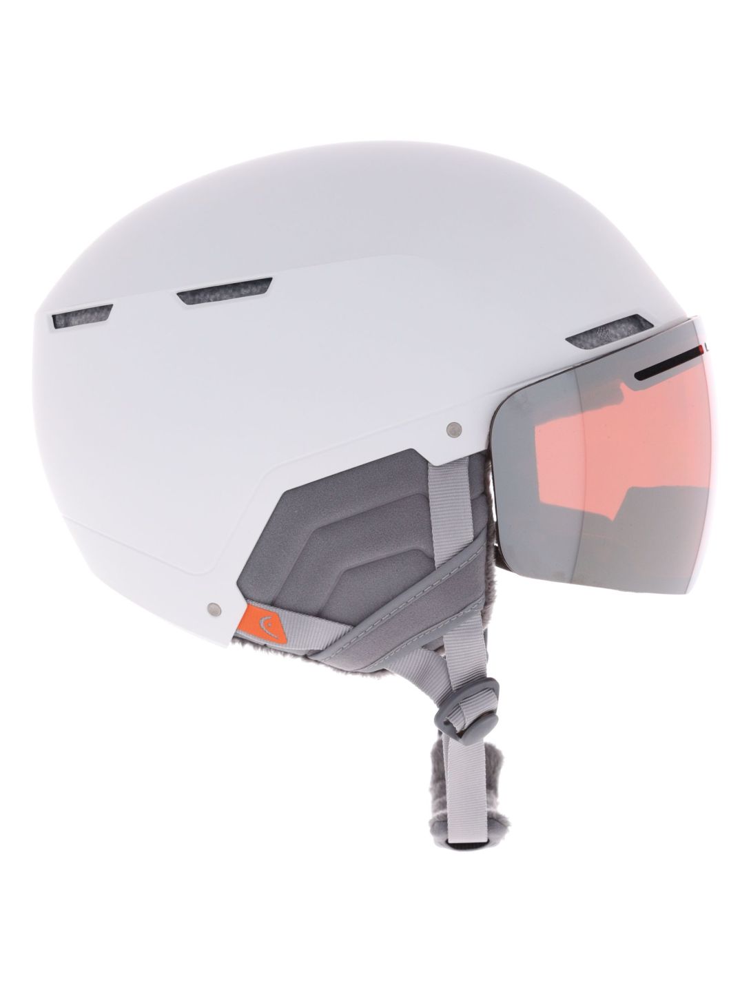 Head, Cinema W Skihelm mit Visier Unisex White weiß 