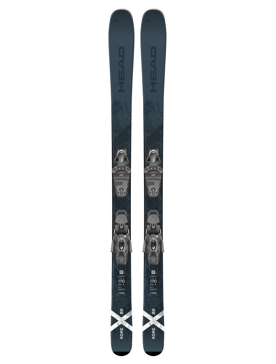 Head, Kore X 80 + PRW 11 GW (2024-2025) Skier Unisex Black 