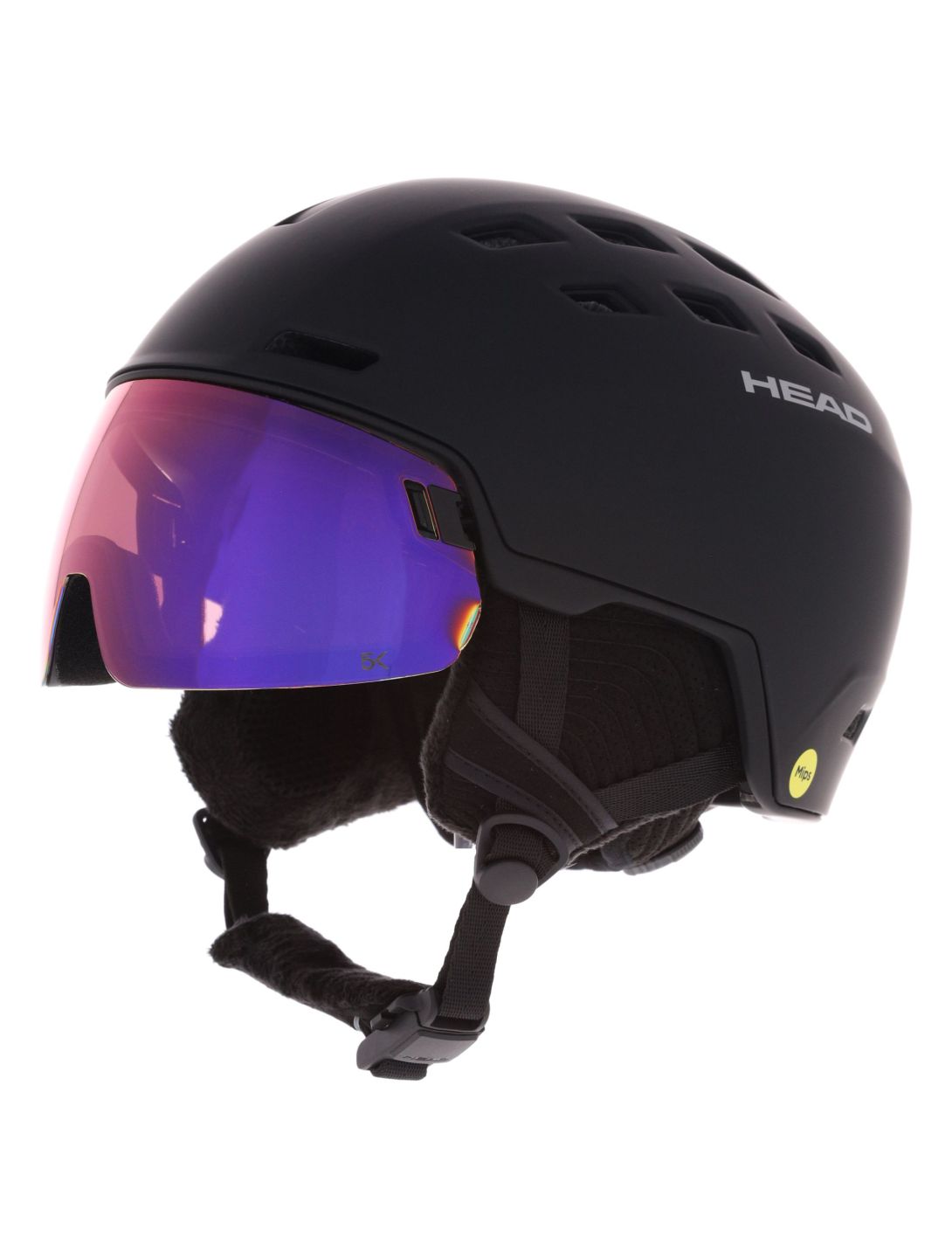 Head, Radar 5K MIPS Skihelm mit Visier Unisex Black schwarz 