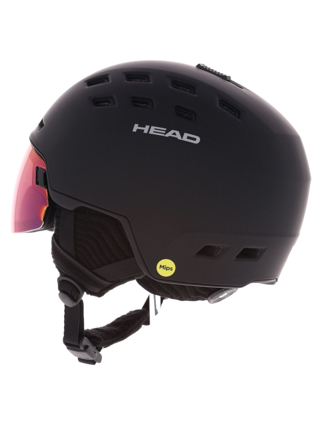 Head, Radar 5K MIPS Skihelm mit Visier Unisex Black schwarz 