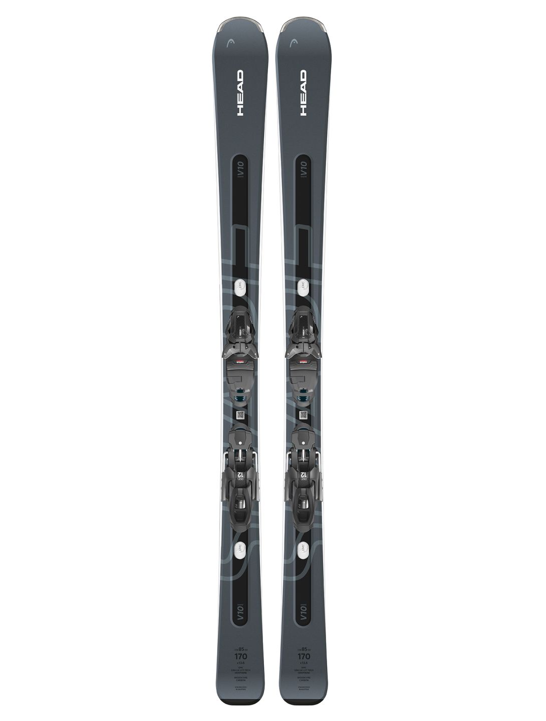 Head, Shape e-V10 SW + PR 11 GW Skier Unisex Grey Black 