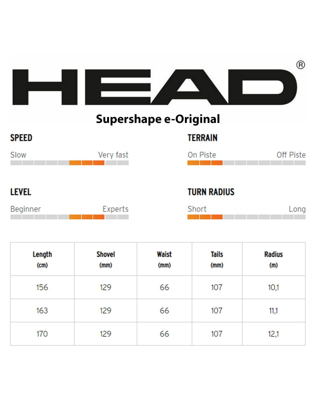 Head, Supershape e-Original + PRD 12 GW (2023/24) Skier Unisex 