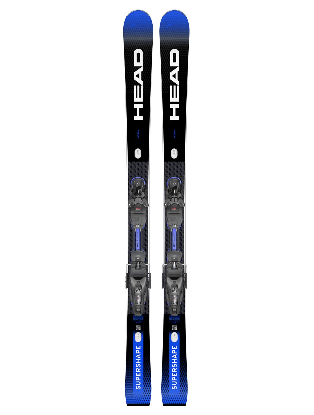 Head, Supershape e-Titan + Protector PR 13 GW Skier Unisex Blue 