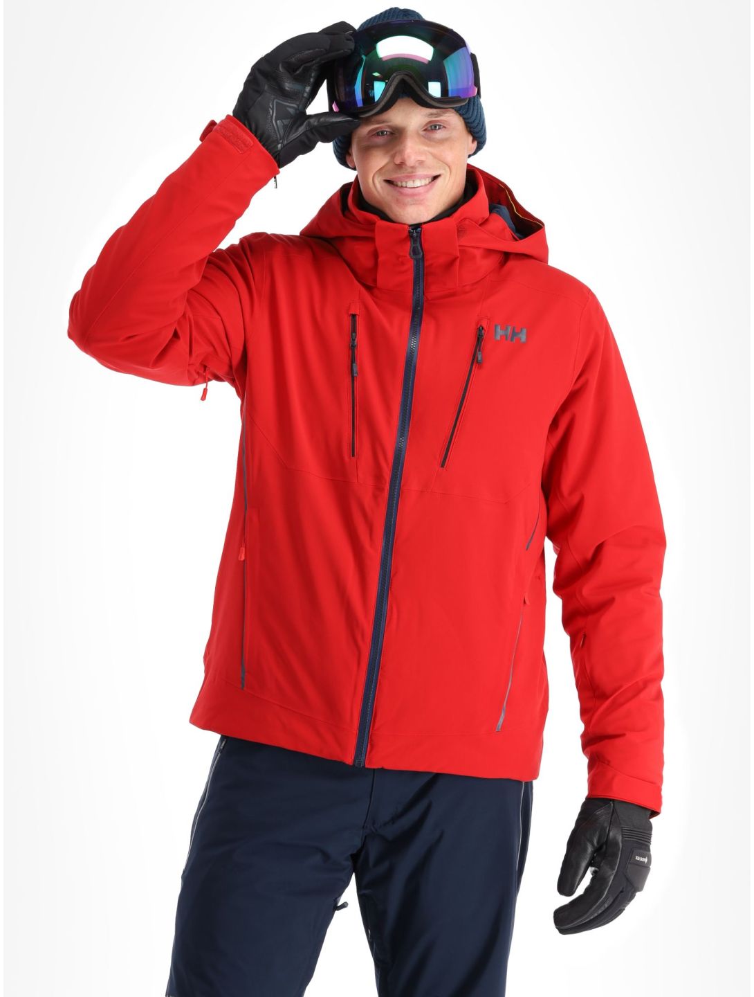 Helly Hansen, Alpha 4.0 Skijacke Herren Red rot 