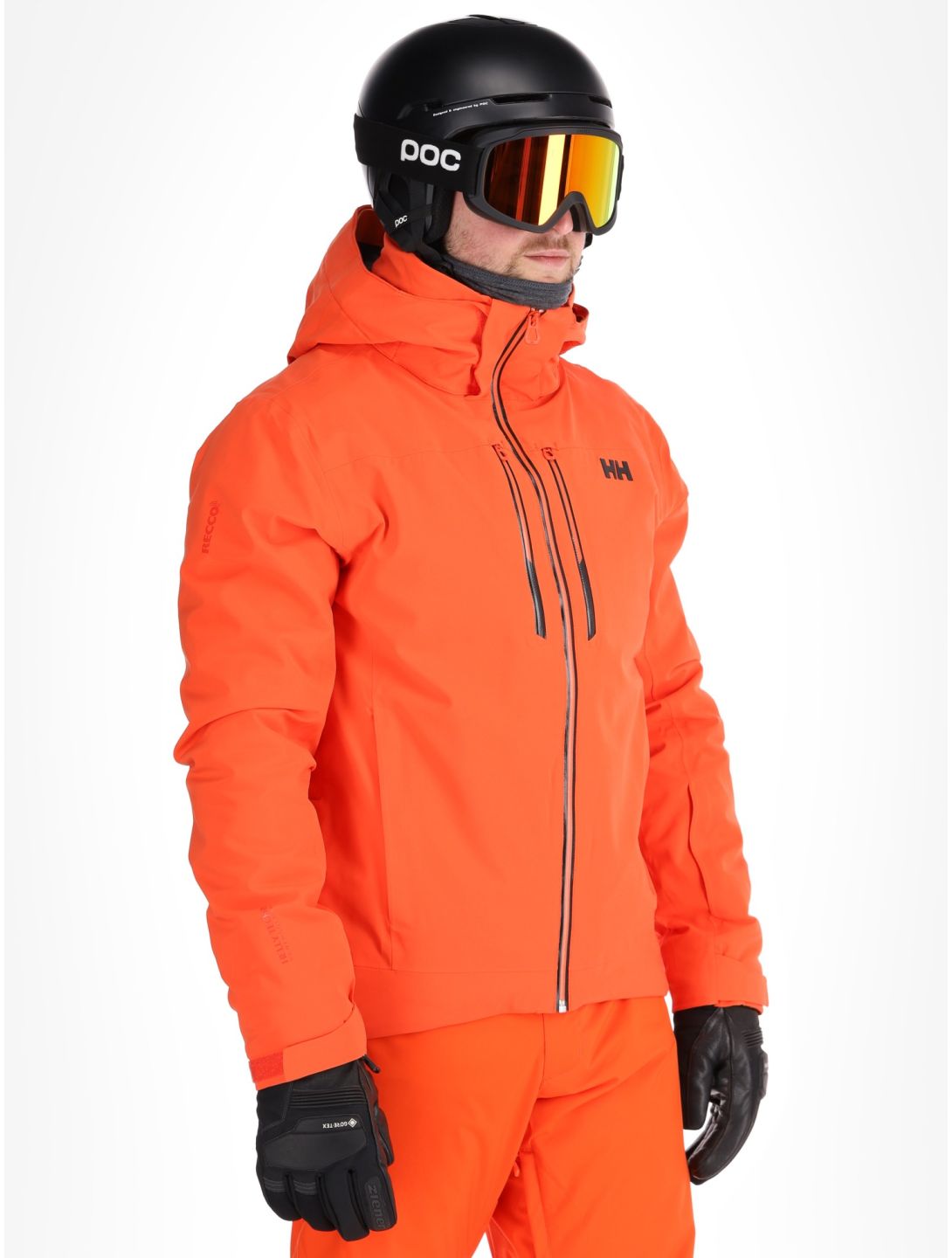 Helly Hansen, Alpha Lifaloft Skijacke Herren Cherry Tomato orange 