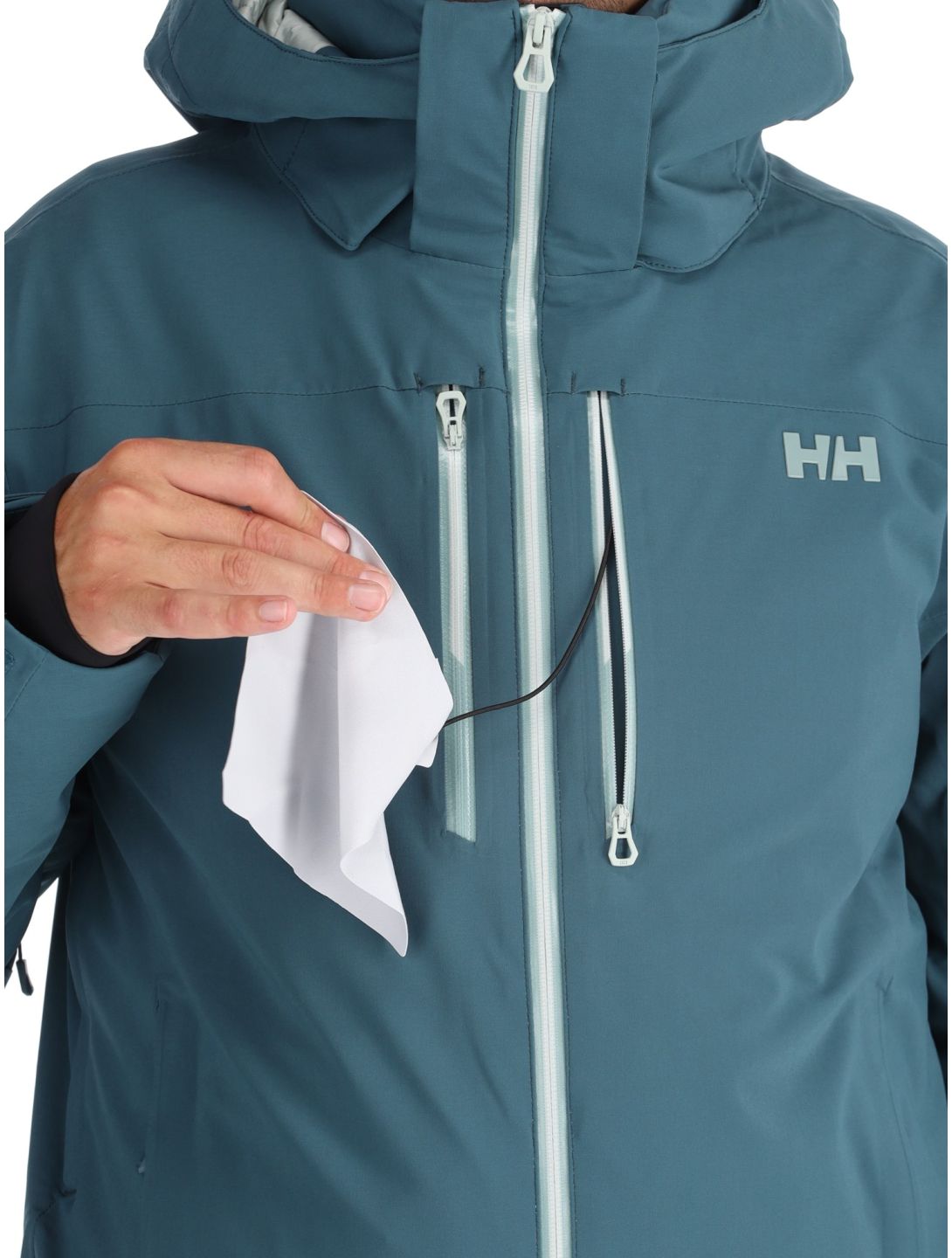 Helly Hansen, Alpha Lifaloft Skijacke Herren Dark Creek blau 