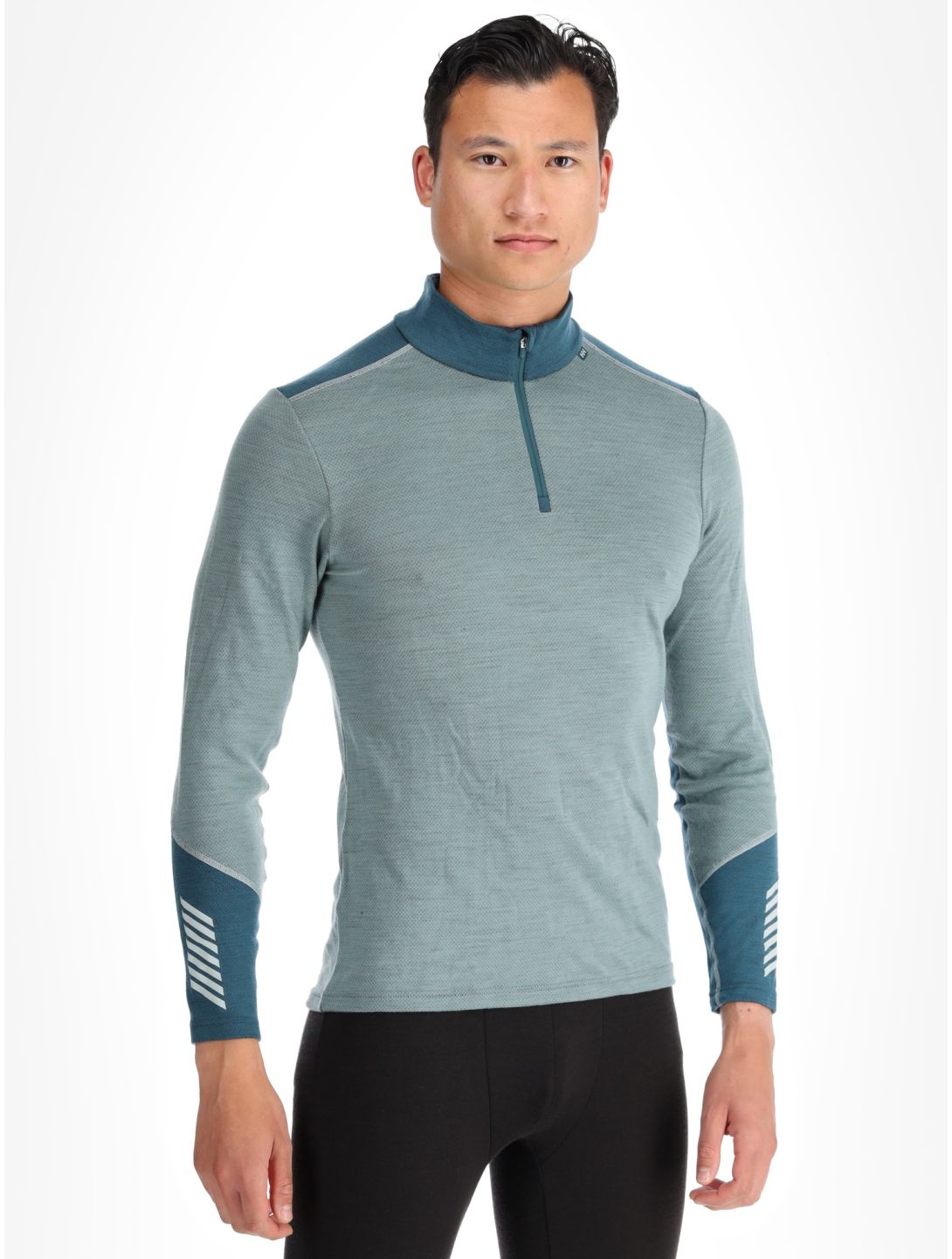 Helly Hansen, Lifa Merino Midweight 1/2 Zip Pullover Herren Cactus grün 