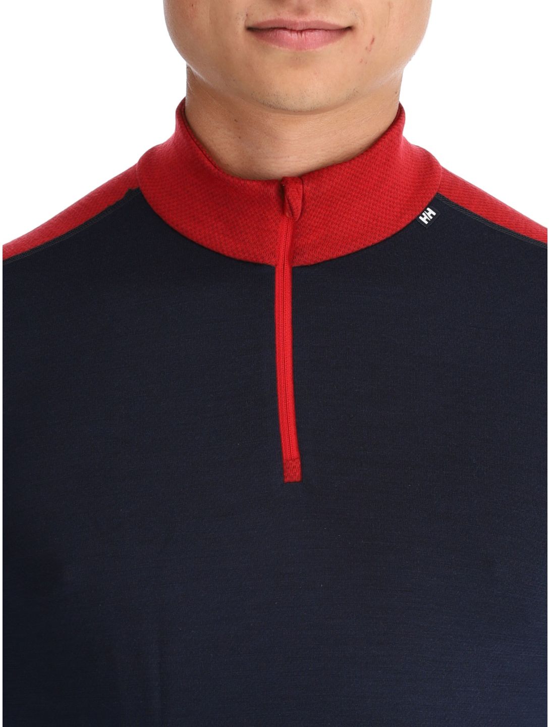 Helly Hansen, Lifa Merino Midweight 1/2 Zip Pullover Herren Navy blau 