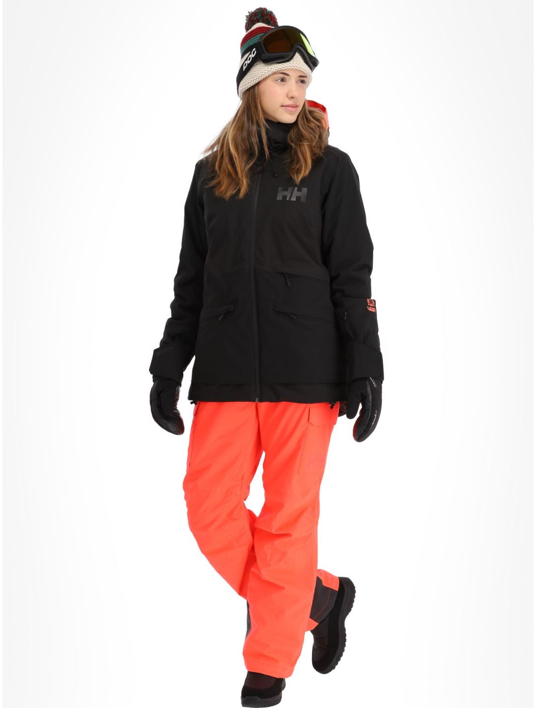 Helly Hansen, Powchaser 2.0 Skijacke Damen Black schwarz 