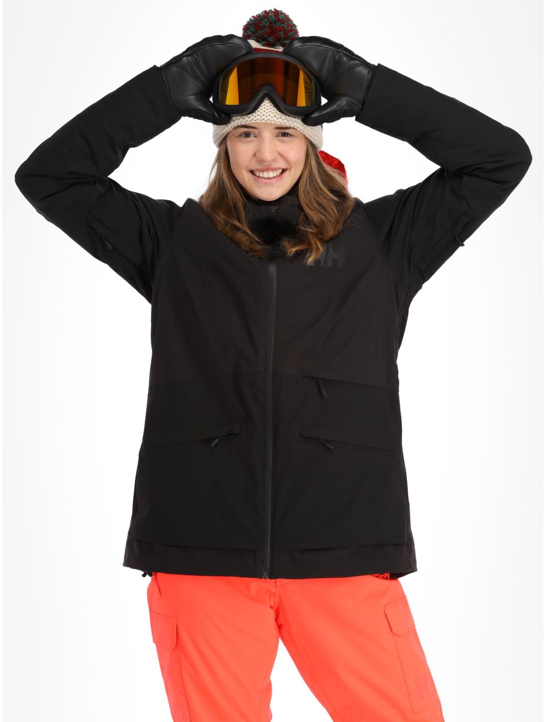 Helly Hansen, Powchaser 2.0 Skijacke Damen Black schwarz 