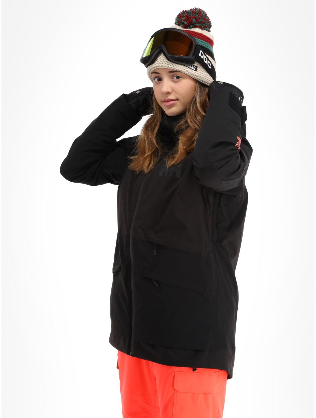 Helly Hansen, Powchaser 2.0 Skijacke Damen Black schwarz 