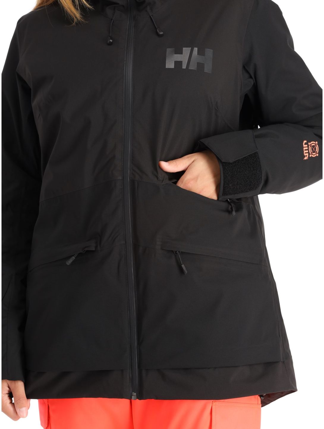 Helly Hansen, Powchaser 2.0 Skijacke Damen Black schwarz 