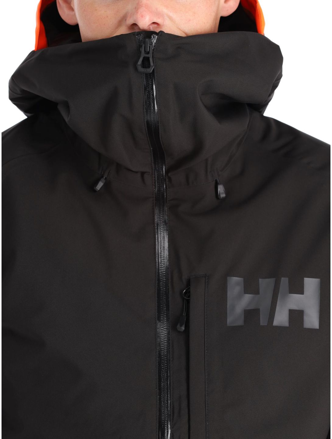 Helly Hansen, Powderface Skijacke Herren Black schwarz 