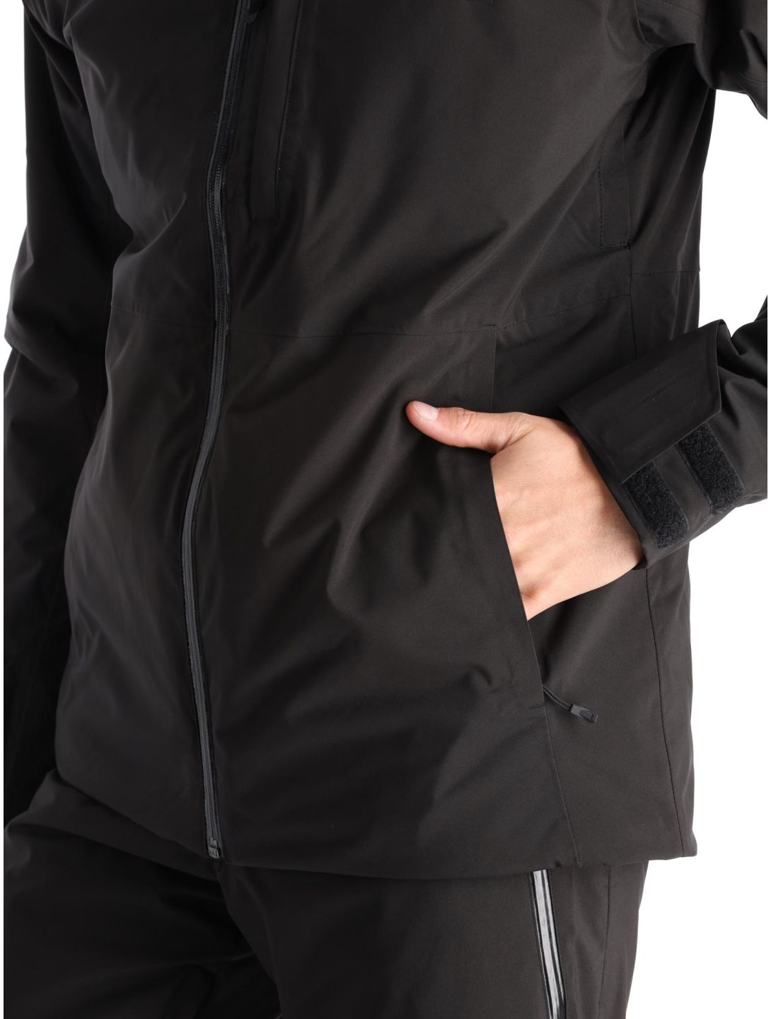 Helly Hansen, Powderface Skijacke Herren Black schwarz 