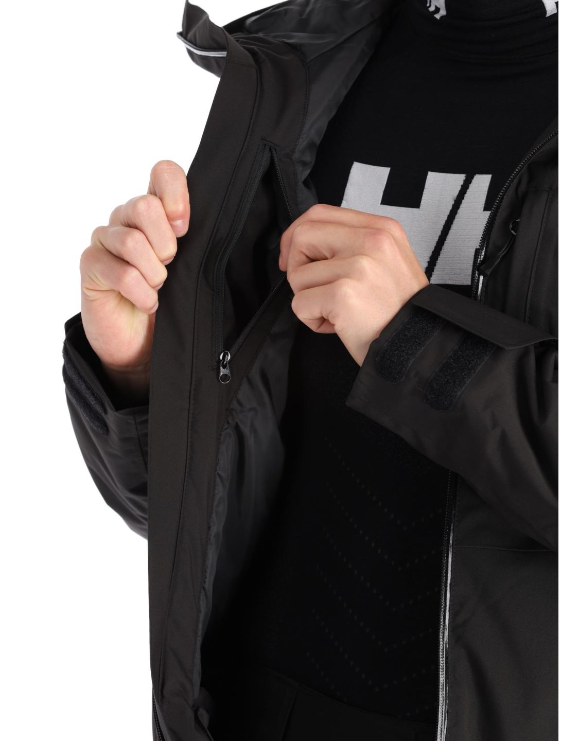 Helly Hansen, Powderface Skijacke Herren Black schwarz 