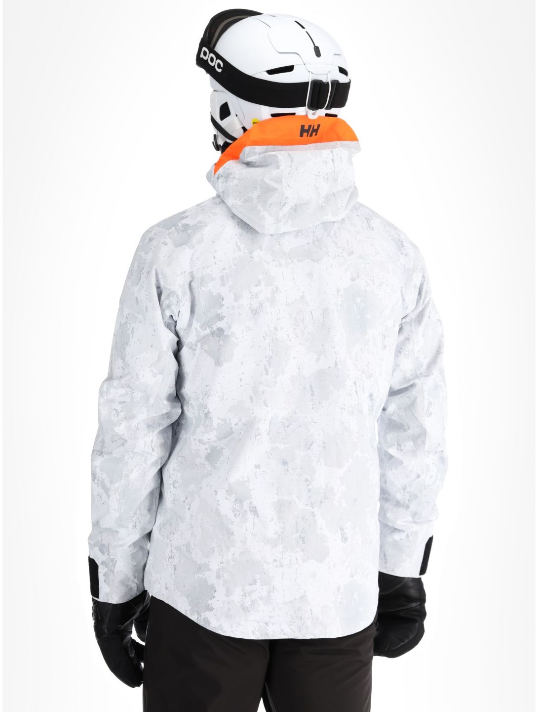 Helly Hansen, Sogn Shell 2.0 Hardshell Skijacke Herren Grey Fog Snow Camo AOP grau, weiß 