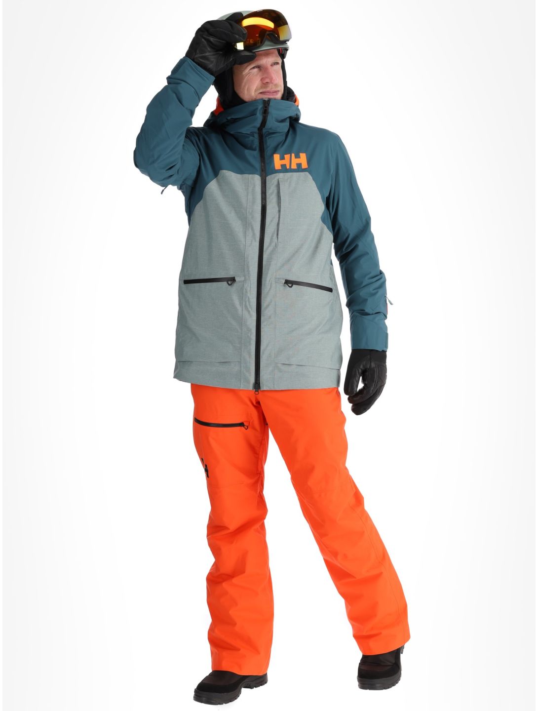 Helly Hansen, Straightline Lifaloft 2.0 Jkt Skijacke Herren Dark Creek grün 