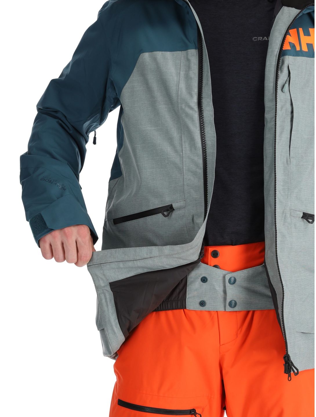 Helly Hansen, Straightline Lifaloft 2.0 Jkt Skijacke Herren Dark Creek grün 